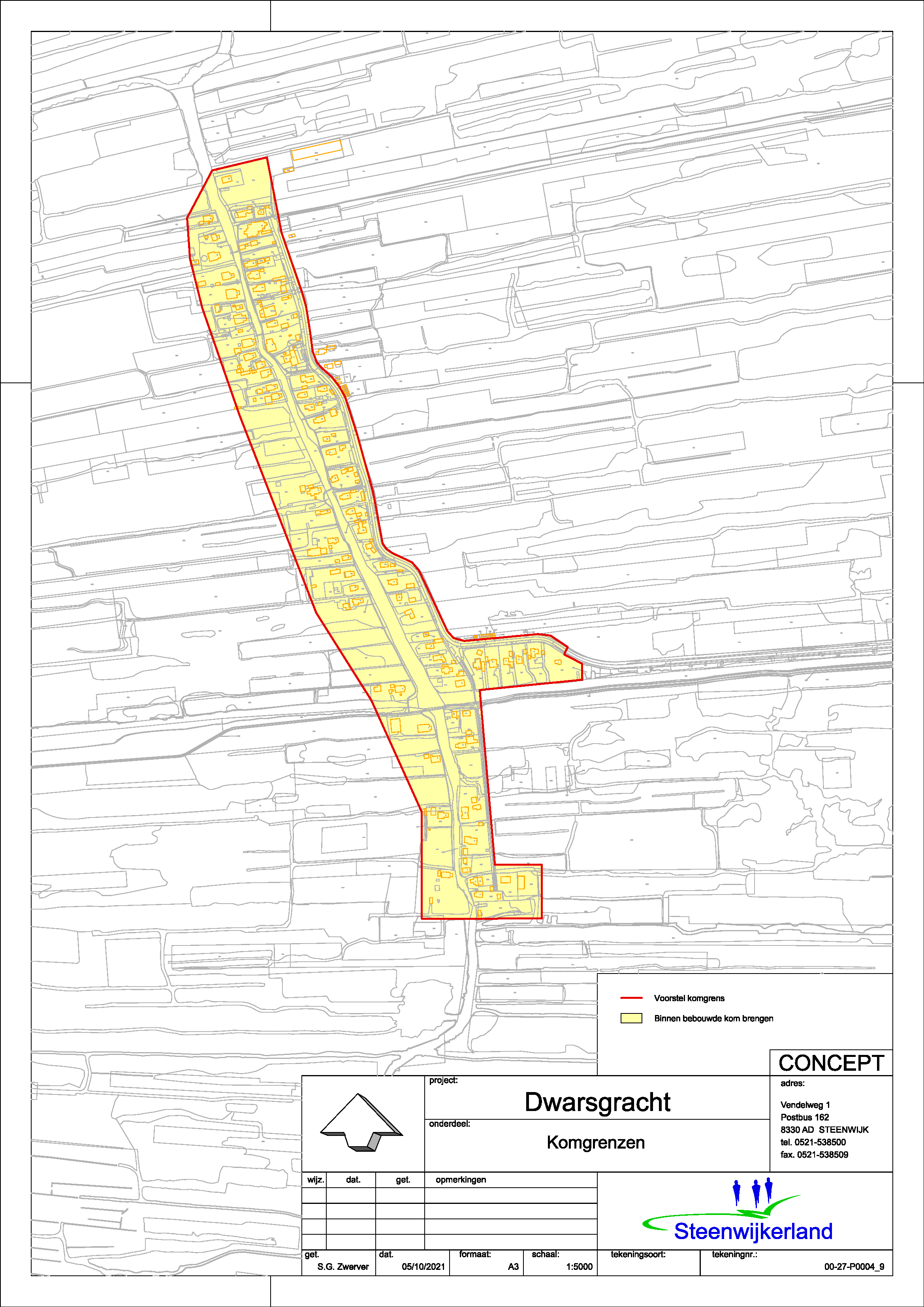 Bebouwde kom Dwarsgracht