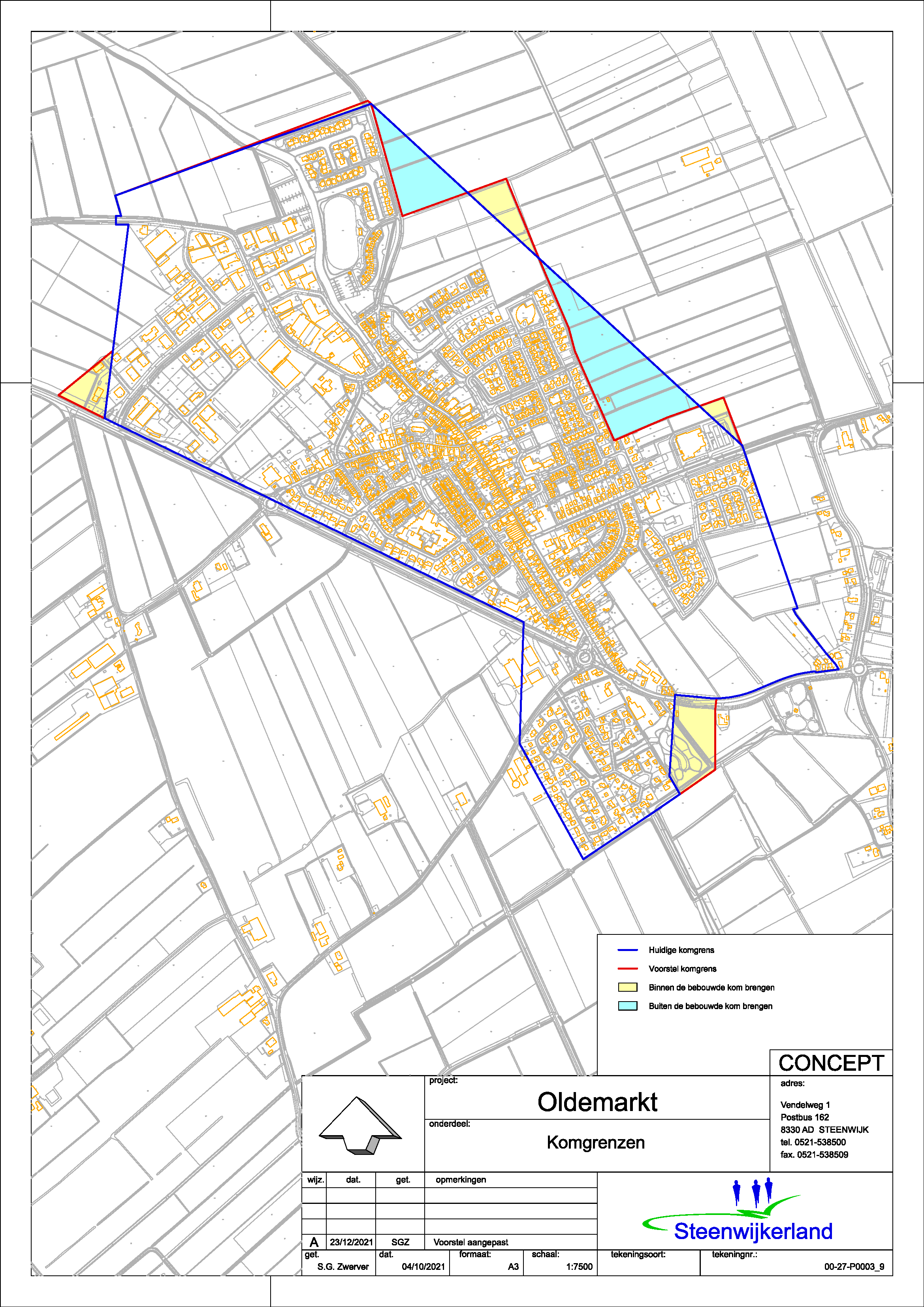 Bebouwde kom Oldemarkt