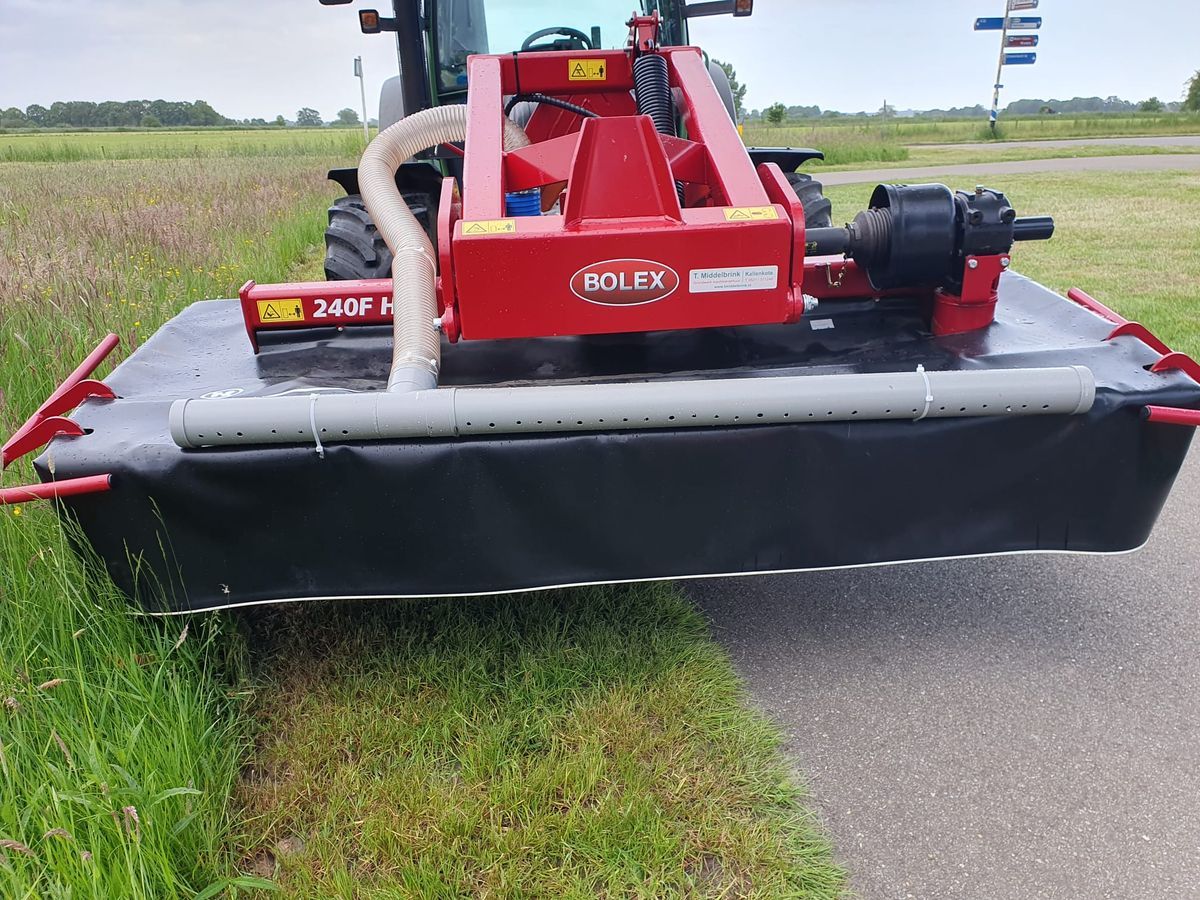 Innovatie met geblazen lucht op de maaimachine