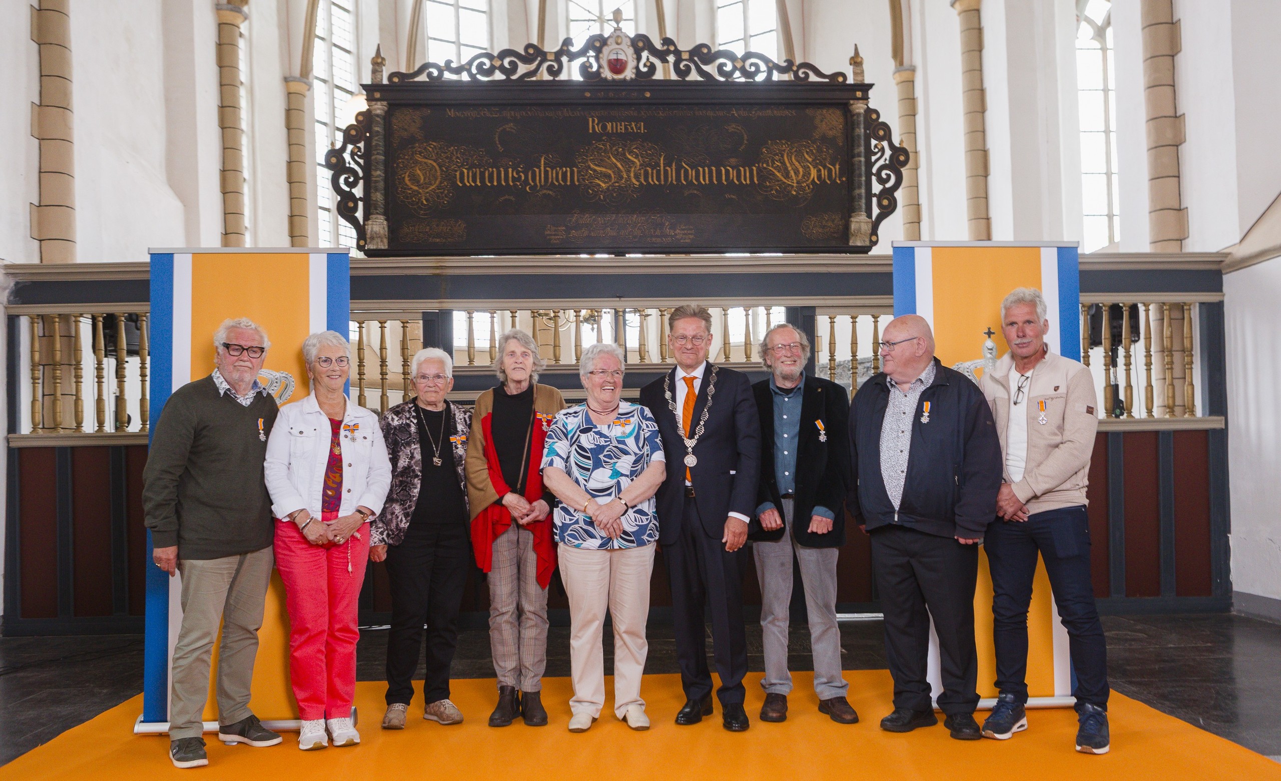 Groepsfoto Lintjesregen 2025