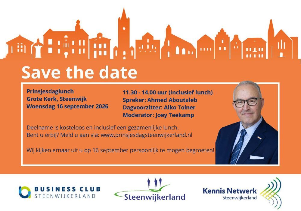 Save the date: Prinsjesdaglunch