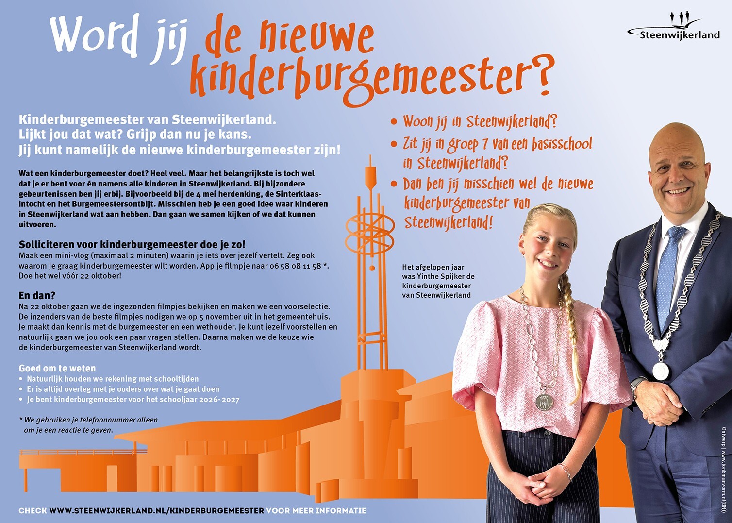 Kinderburgemeester gezocht