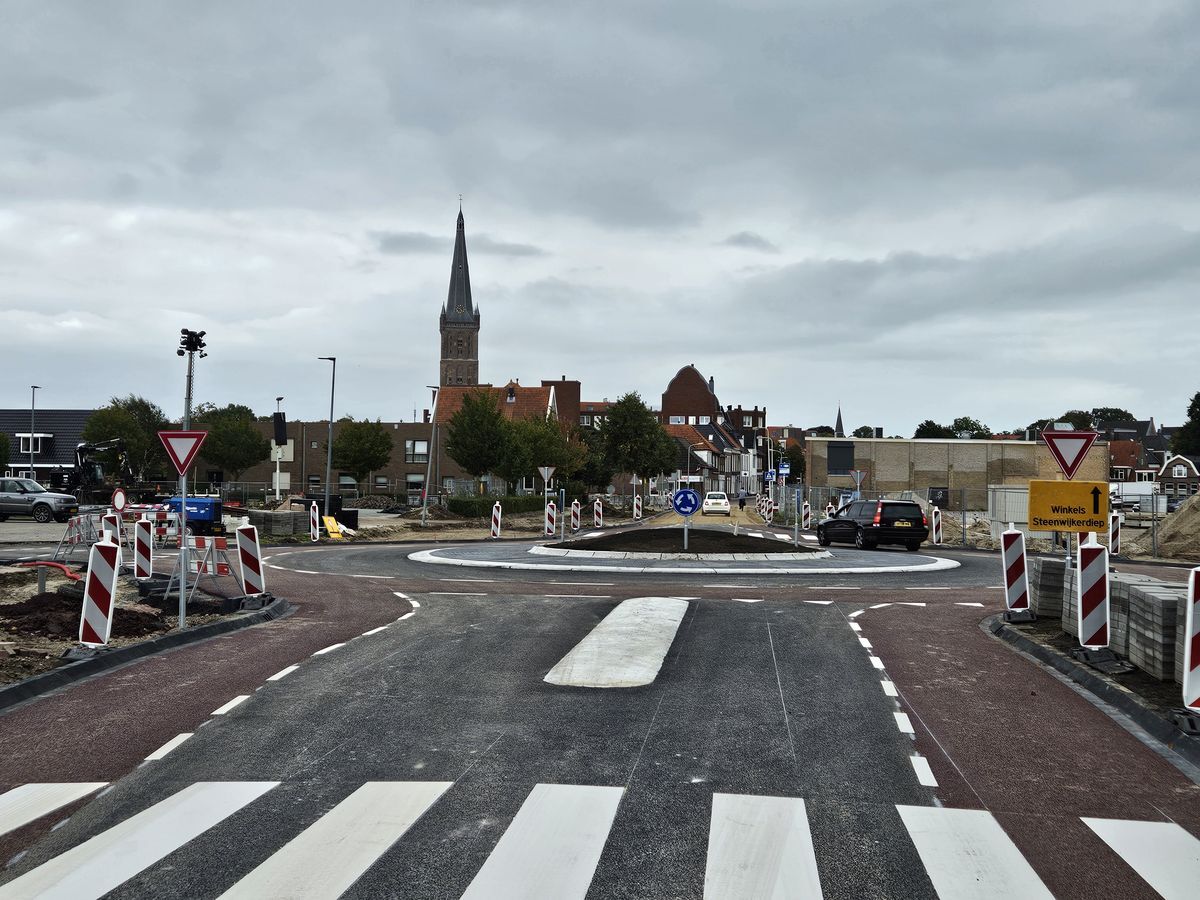 Rotonde Tukseweg klaar voor gebruik