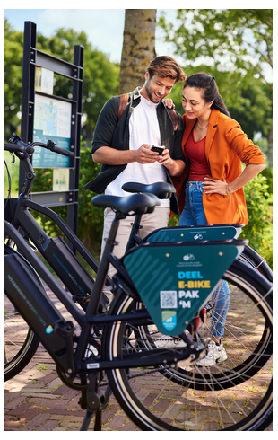 Deel e-bike - geschaald